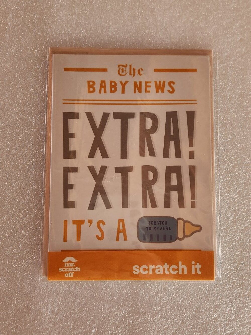 It's a Girl Scratch Off Card